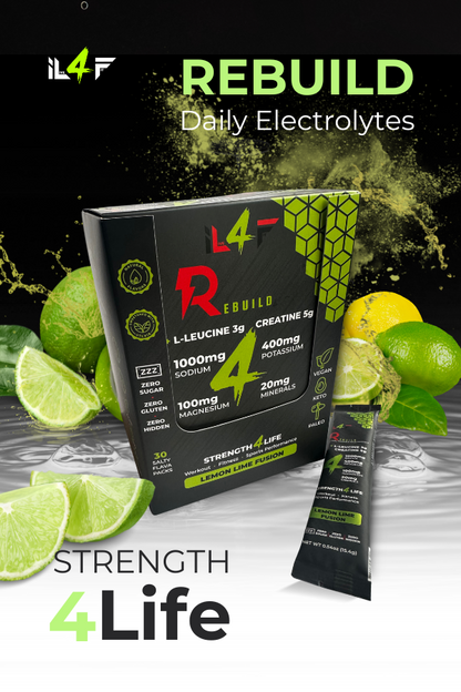 Rebuild Daily Electrolytes and Trace Minerals with Added Creatine and L-Leucine