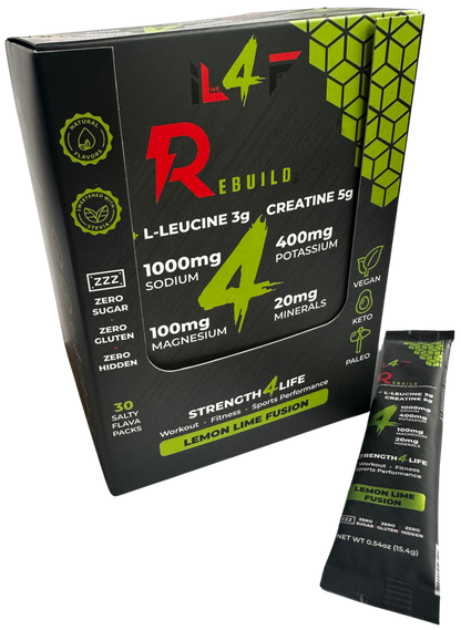 Rebuild Daily Electrolytes and Trace Minerals with Added Creatine and L-Leucine