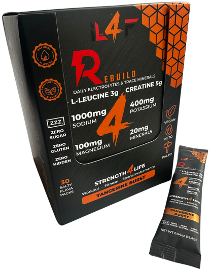 Rebuild Daily Electrolytes and Trace Minerals with Added Creatine and L-Leucine